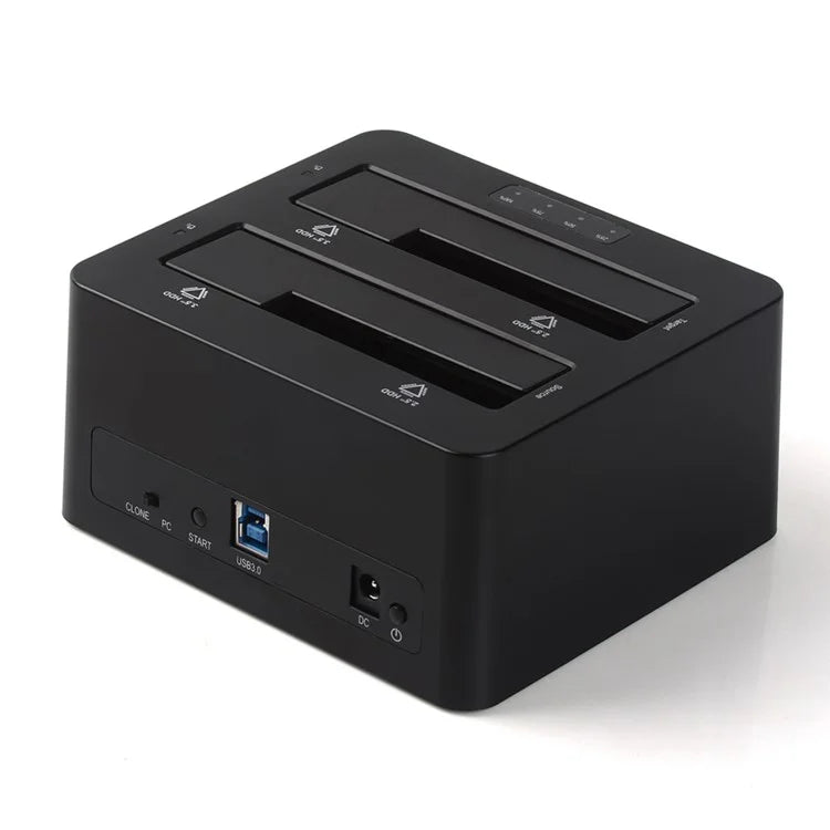 ORICO 2-Bay USB3.0 Hard Drive Docking Dock Station for 2.5/3.5 inch HDD/SSD with Clone Function (6629US3-C)