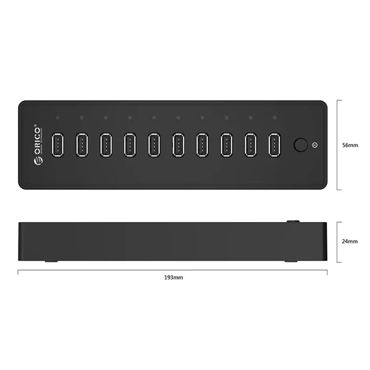 ORICO P10-U2 Multiple Ports USB2.0 Hub 480Mbps