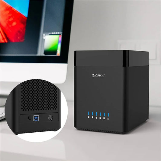 ORICO DS500U3-BK Professional 3.5 inch 5 Bay Magnetic-type USB3.0 Hard Drive Enclosure