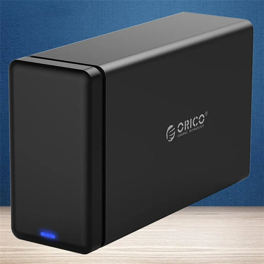 ORICO NS200C3-BK 2 Bay USB 3.1 Type-C Hard Drive Dock Station for 3.5'' HDD Tool Free