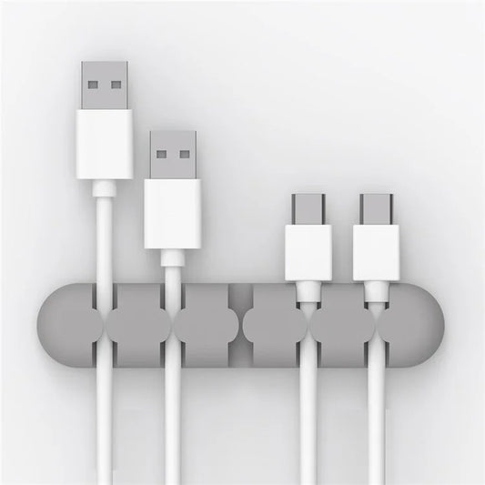 ORICO CBS5 5-slot Self-sticky Stripe Data Cable Audio Cable Silicone Cable Cord Organizer
