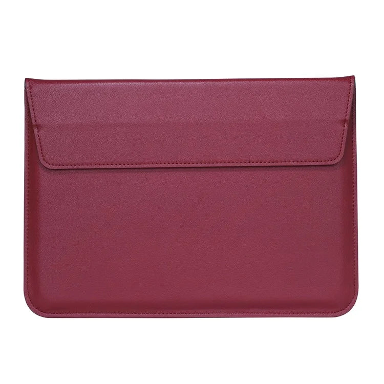 Envelop Style PU Leather Laptop Bag Sleeve Pouch for MacBook Air 13.3-inch / iPad Pro 12.9
