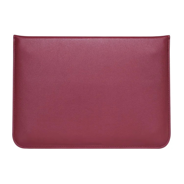 Envelop Style PU Leather Laptop Bag Sleeve Pouch for MacBook Air 13.3-inch / iPad Pro 12.9
