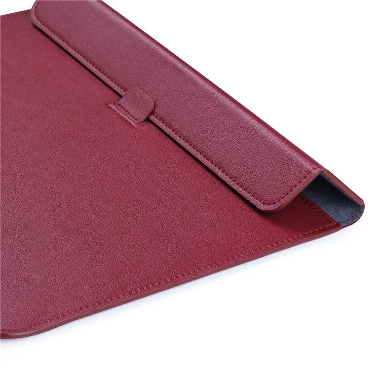 Envelop Style PU Leather Laptop Bag Sleeve Pouch for MacBook Air 13.3-inch / iPad Pro 12.9