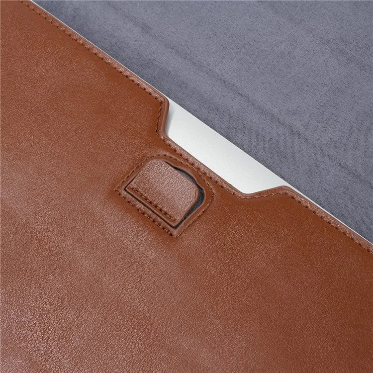 Business Envelope Style Leather Sleeve Bag for Macbook Pro 15.4 inch with Retina Display