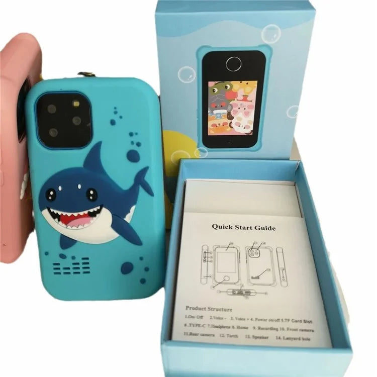 S3 3.0-inch Touch Screen HD Camera for Kids Phone Shape Camera Toy