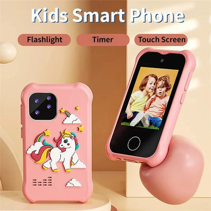 S3 3.0-inch Touch Screen HD Camera for Kids Phone Shape Camera Toy