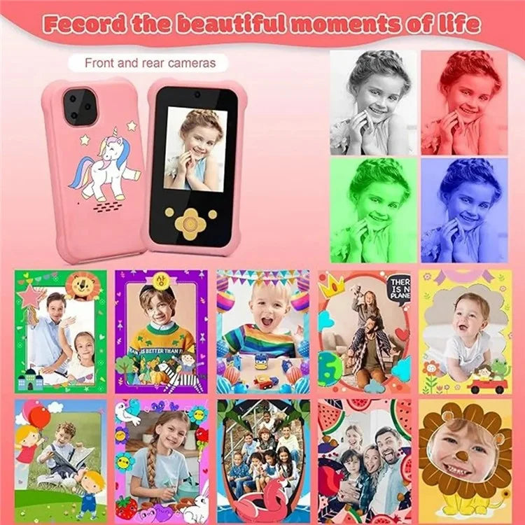 S2 2.4-Inch HD Smart Children Camera Phone Toy Support Camera, Video