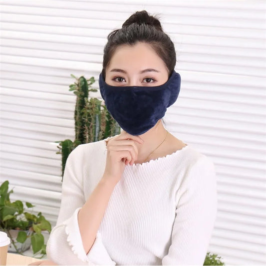 Winter Outdoor Cold-proof Face Mask Warm Earmuff Thick Cycling Hiking Warm Mask