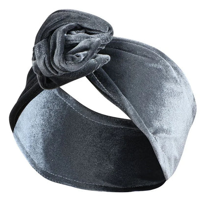 FD066 Wire Headband Adjustable Pattern Print Wired Hair Tie Head Scarf