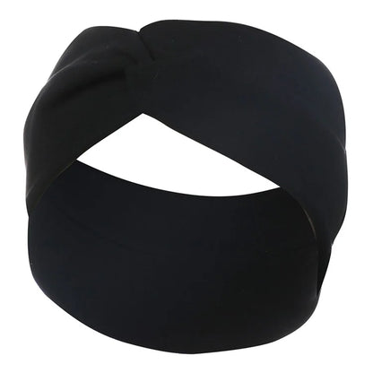FD089 Solid Color Autumn Winter Wide Headband Women Sports Face Washing Hair Band