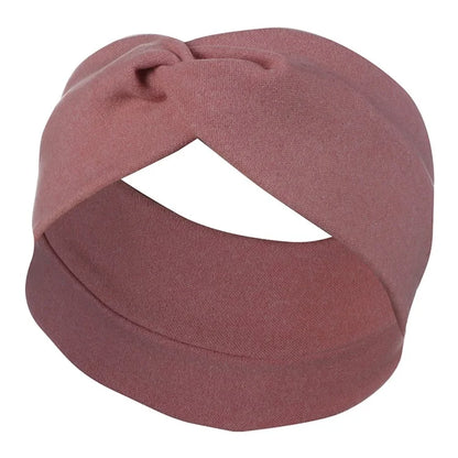 FD089 Solid Color Autumn Winter Wide Headband Women Sports Face Washing Hair Band