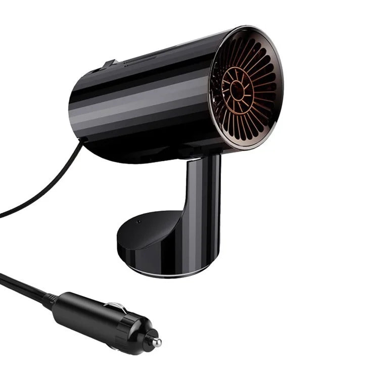 Car Heater Rotary Winter Fast Heating Defrost Defogger Windshield Heater Portable Heating Fan