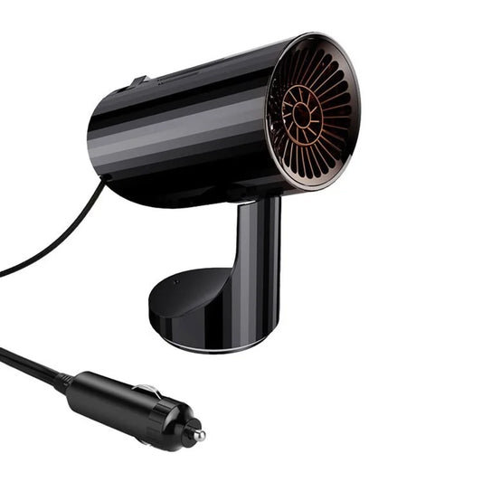 Car Heater Rotary Winter Fast Heating Defrost Defogger Windshield Heater Portable Heating Fan