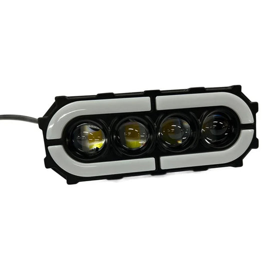V73 4-LED Electric Bike Motorcycle Modified LED Light Waterproof Flashing Light