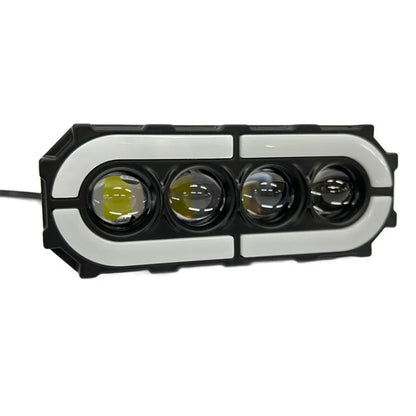 V73 4-LED Electric Bike Motorcycle Modified LED Light Waterproof Flashing Light