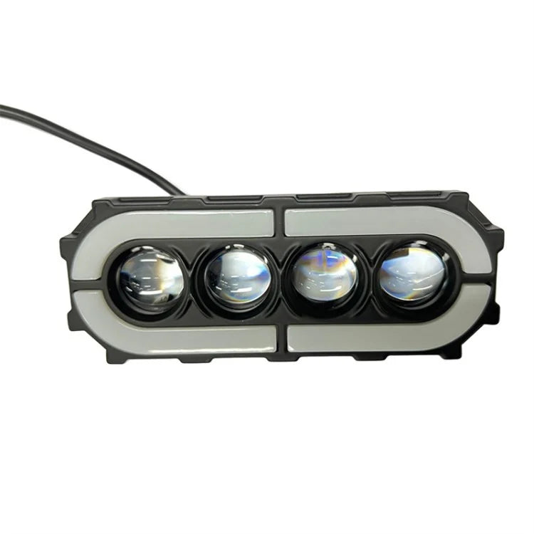 V73 4-LED Electric Bike Motorcycle Modified LED Light Waterproof Flashing Light