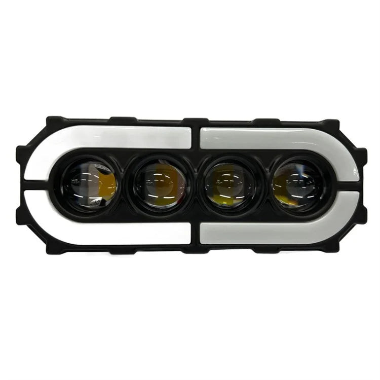 V73 4-LED Electric Bike Motorcycle Modified LED Light Waterproof Flashing Light