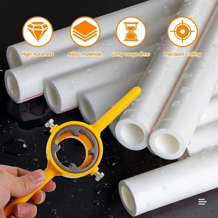 6Pcs / Set Plastic+Alloy Thread Maker Tool Pipe Threader Manual Plumbing Tool Threader Kit for Threading