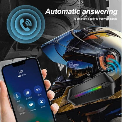 C5S Motorcycle Helmet Bluetooth Headset Noise Reduction Waterproof Motorbike Rider Headphone