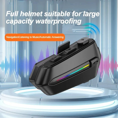 C5S Motorcycle Helmet Bluetooth Headset Noise Reduction Waterproof Motorbike Rider Headphone