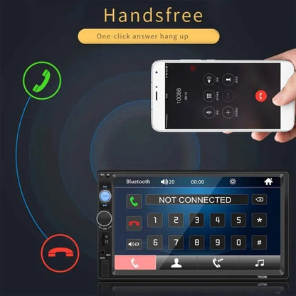 7010B 7-inch Car MP3 / MP5 Player Multi-Function Car Bluetooth Amplifier FM Radio