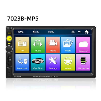 7023B 2 Din 7 Inch Touch Screen Car Player FM Radio Bluetooth Stereo Auto MP5 Player