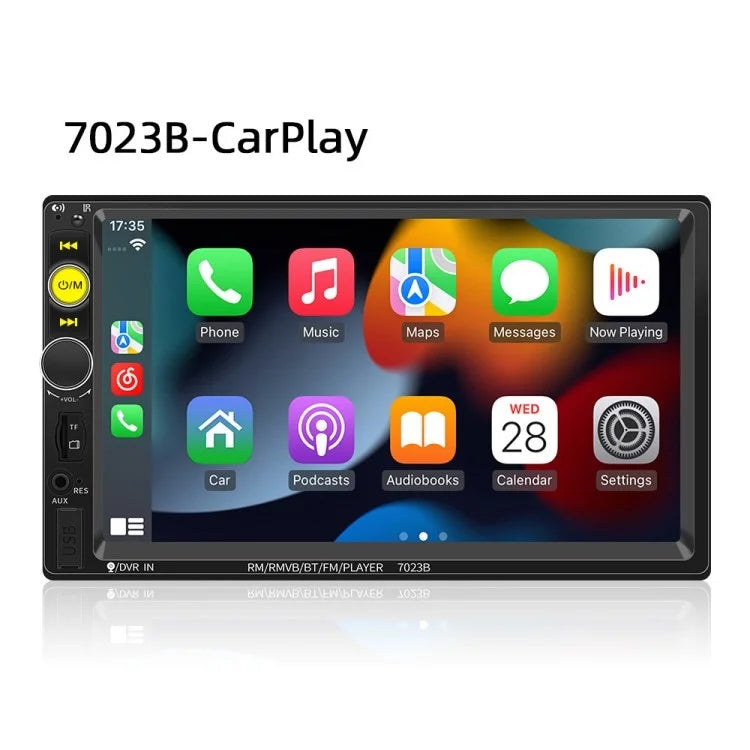 7023B 2 Din 7 Inch Touch Screen Car Player FM Radio Bluetooth Stereo Auto MP5 Player