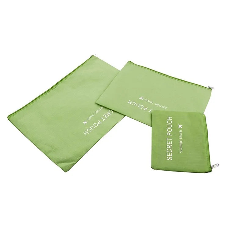 6 Pcs/Set Square Travel Luggage Clothes Organizer Storage Bags