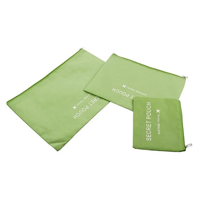 6 Pcs/Set Square Travel Luggage Clothes Organizer Storage Bags
