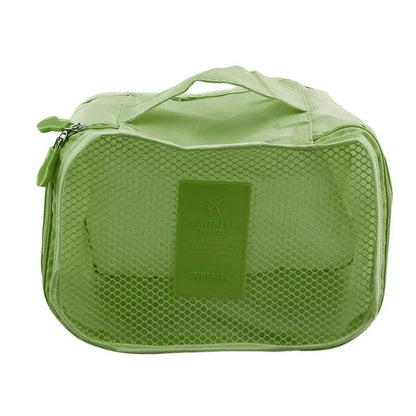 6 Pcs/Set Square Travel Luggage Clothes Organizer Storage Bags