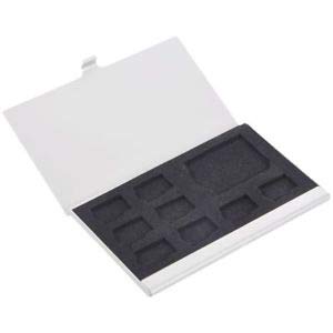 LECTROPRIME 9 Micro-SD/SD Memory Card Storage Holder Box Protector Metal Cases 8 TF&1 Sim