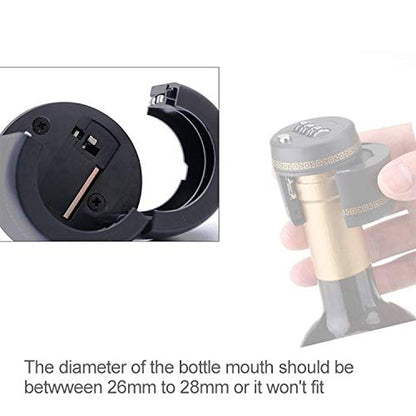 ELECTROPRIME Red Wine Bottle Code Lock Bottle Cap Lock