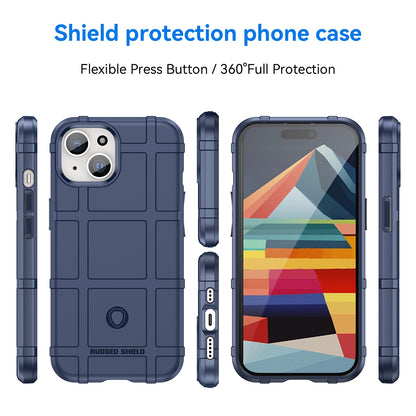 ELECTROPRIME For iPhone 15 Full Coverage Shockproof TPU Phone Case(Blue)