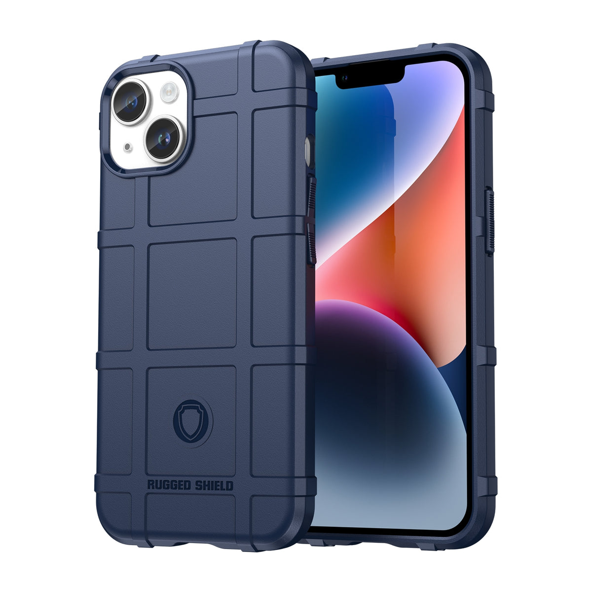 ELECTROPRIME For iPhone 15 Plus Full Coverage Shockproof TPU Phone Case(Blue)
