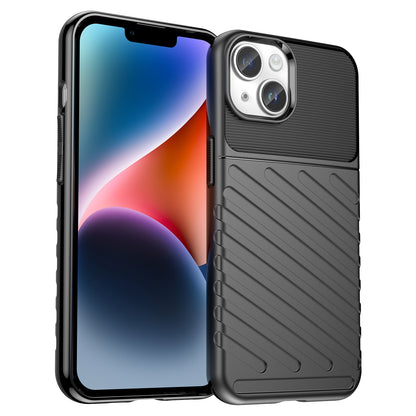 ELECTROPRIME For iPhone 15 Plus Thunderbolt Shockproof TPU Phone Case(Black)