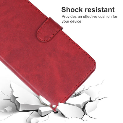 ELECTROPRIME For iPhone 15 Plus Leather Phone Case(Red)