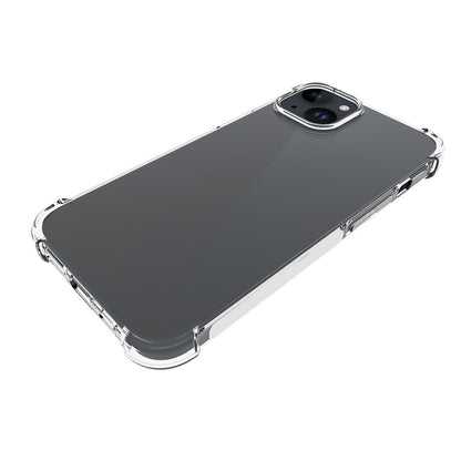 ELECTROPRIME For iPhone 15 Plus Shockproof Non-slip Thickening TPU Phone Case(Transparent)