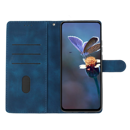ELECTROPRIME For iPhone 15 Plus Flower Butterfly Embossing Pattern Leather Phone Case(Blue)