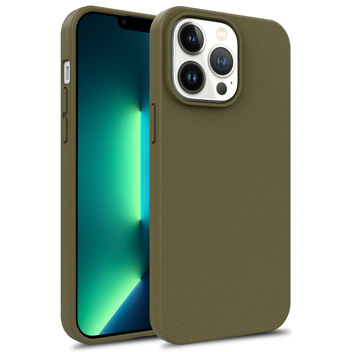 ELECTROPRIME For iPhone 15 TPU Shockproof Phone Case(Army Green)