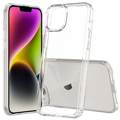 ELECTROPRIME For iPhone 15 Plus Scratchproof Acrylic TPU Phone Case(Transparent)