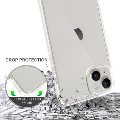 ELECTROPRIME For iPhone 15 Plus Scratchproof Acrylic TPU Phone Case(Transparent)
