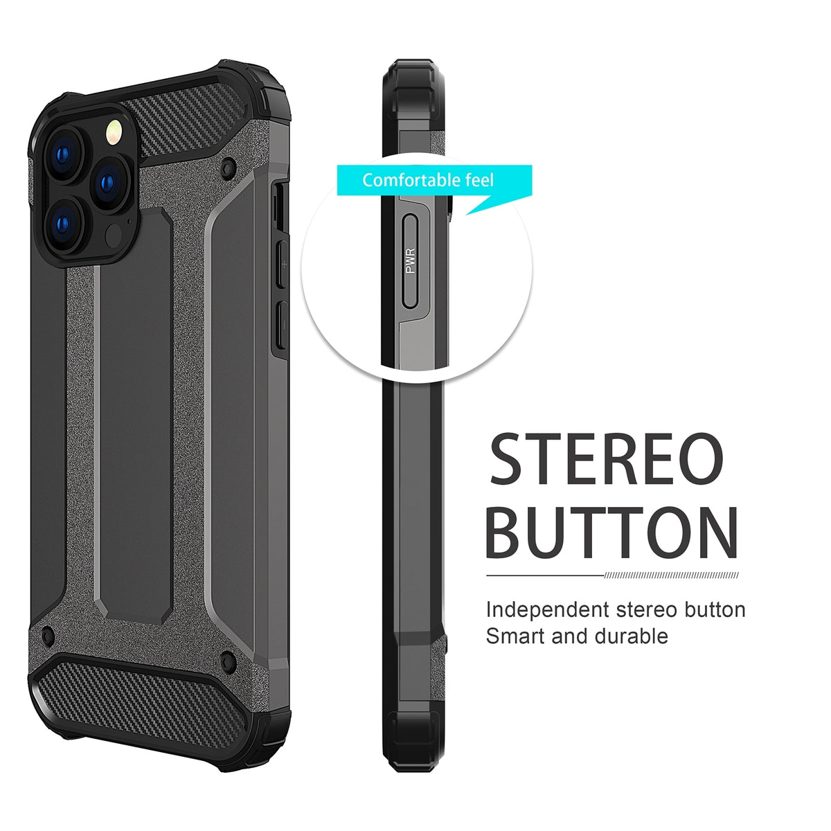 ELECTROPRIME For iPhone 15 Plus Magic Armor TPU Phone Case(Grey)