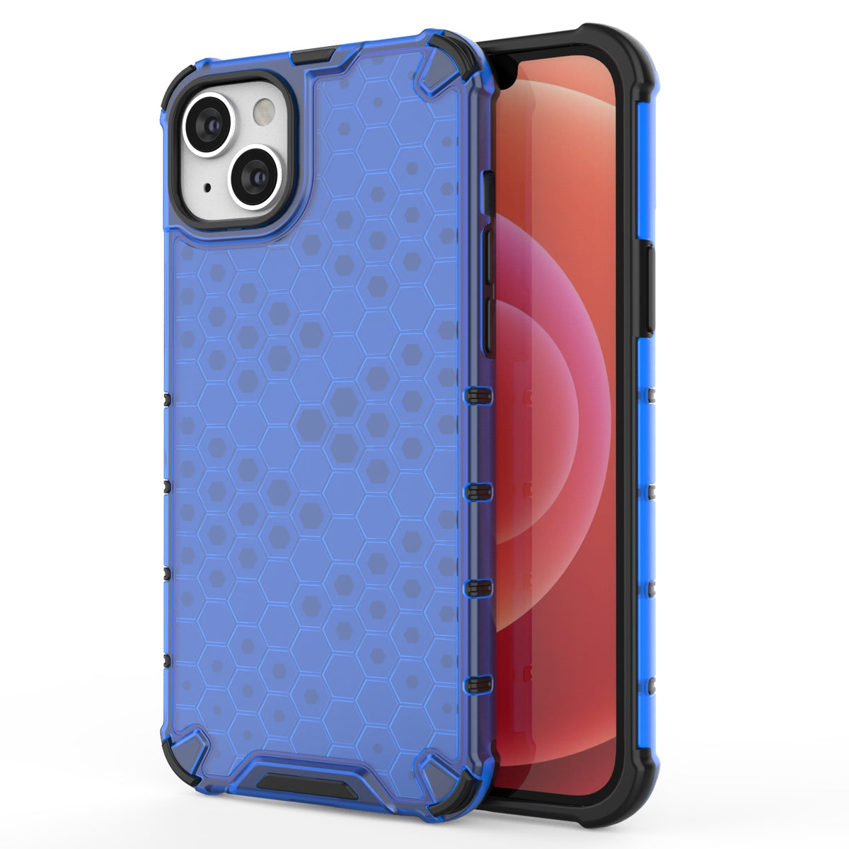 ELECTROPRIME For iPhone 15 Honeycomb Phone Case(Blue)