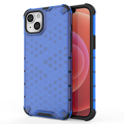 ELECTROPRIME For iPhone 15 Honeycomb Phone Case(Blue)