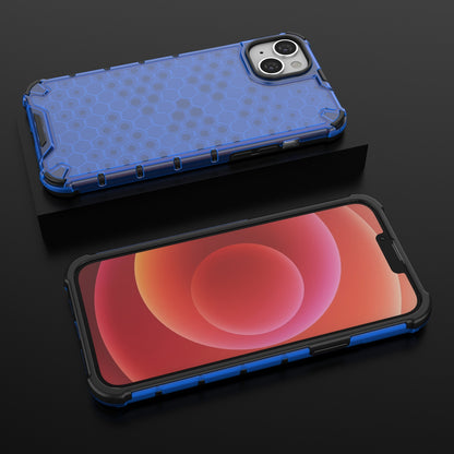 ELECTROPRIME For iPhone 15 Honeycomb Phone Case(Blue)