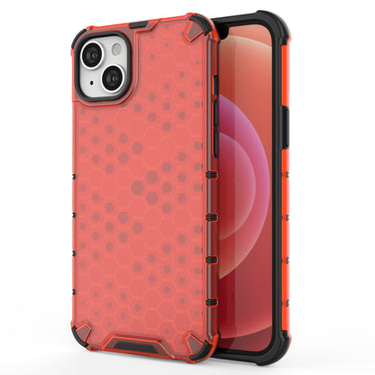 ELECTROPRIME For iPhone 15 Honeycomb Phone Case(Red)