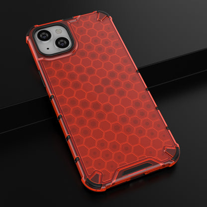 ELECTROPRIME For iPhone 15 Honeycomb Phone Case(Red)