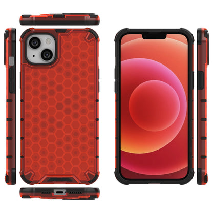 ELECTROPRIME For iPhone 15 Honeycomb Phone Case(Red)