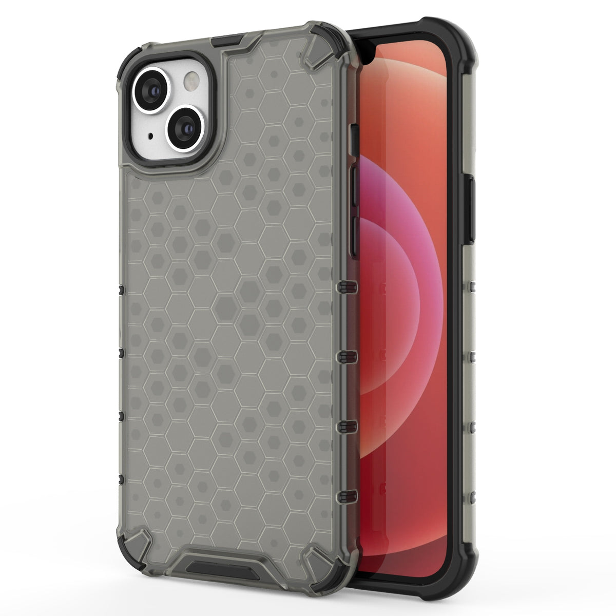 ELECTROPRIME For iPhone 15 Honeycomb Phone Case(Black)